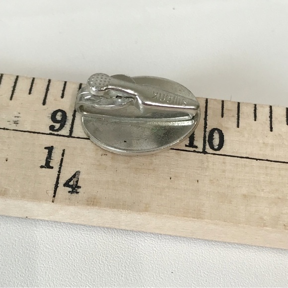 Vintage Swank Tie Clip with Horseshoe Equestrian Gold Silver Tone Men's Vintage - Picture 11 of 11